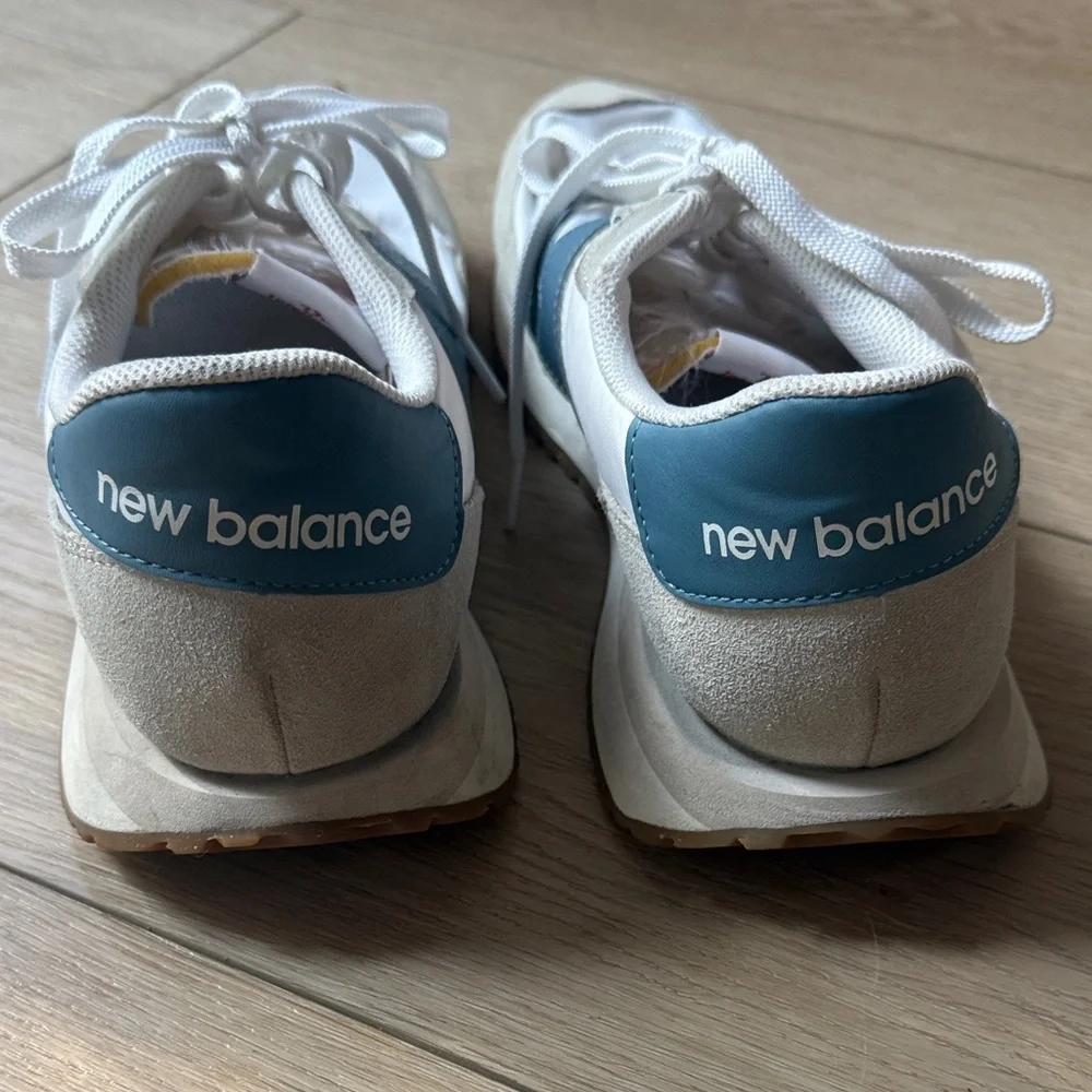 New Balance 237 Retro Running Sneakers Nimbus Cloud Teal Suede MS237GD Sz 12